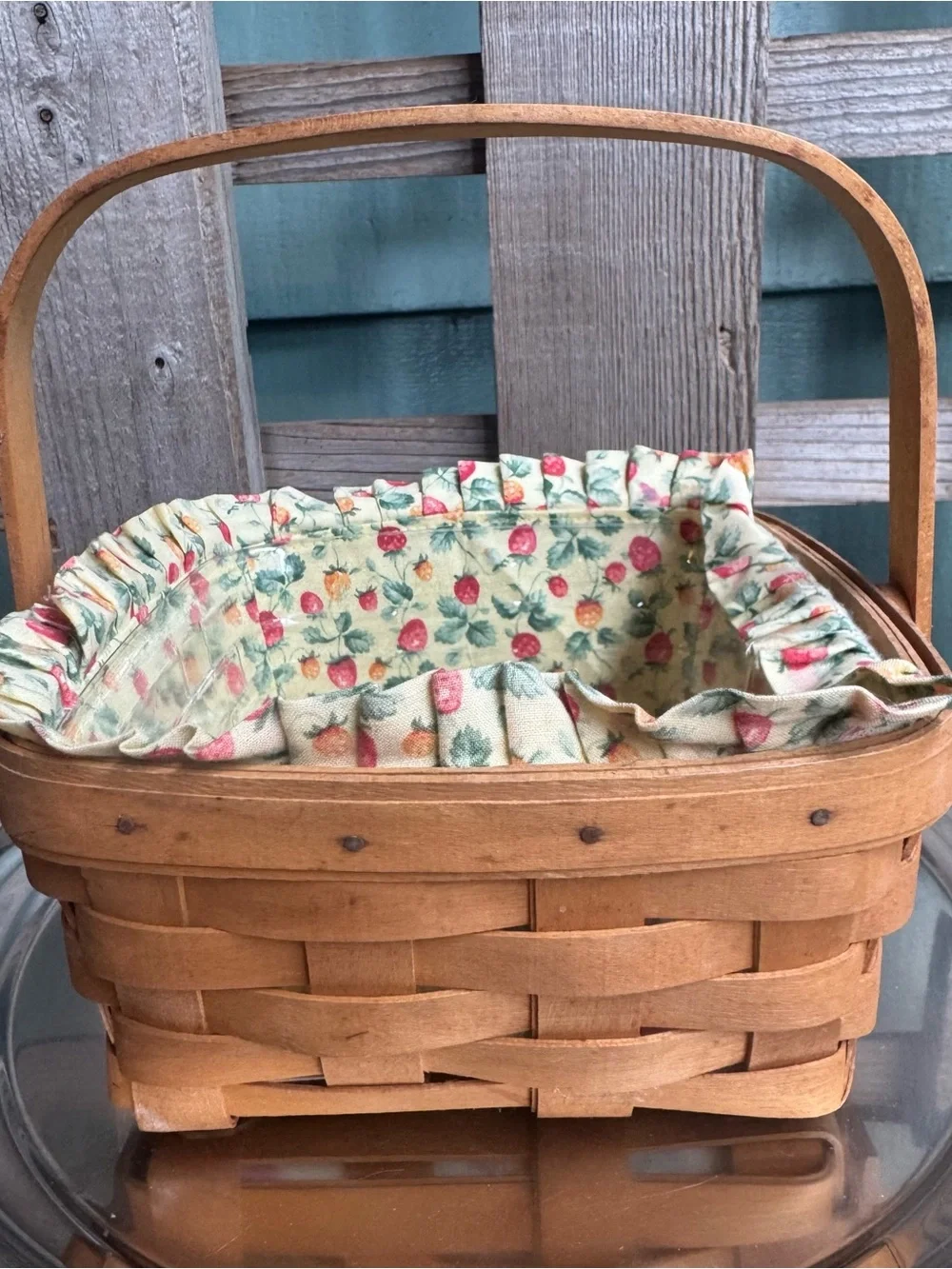 Longaberger 2000 Troy Strawberry Festival Commemorative Basket